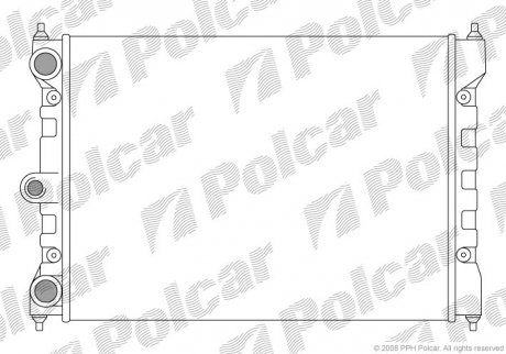 Радіатор охолодження POLCAR 952308-1 (фото 1)