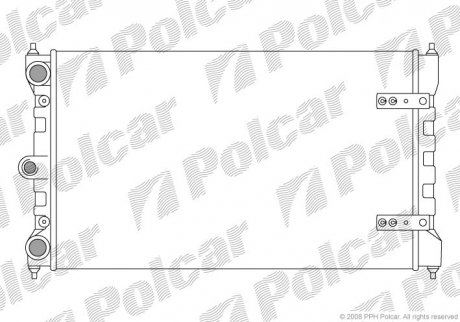 Радиатор охлаждения POLCAR 952308-3 (фото 1)