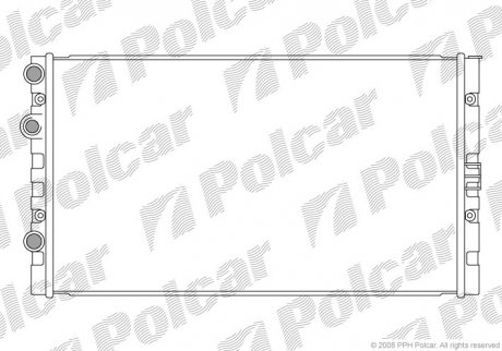 Радіатор охолодження POLCAR 952408-3
