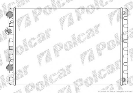 Радиатор охлаждения POLCAR 952408A2