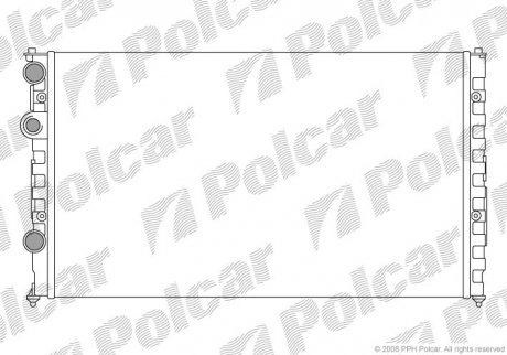 Радіатор охолодження POLCAR 952408A4