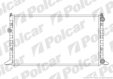 Радиатор охлаждения POLCAR 953808A9