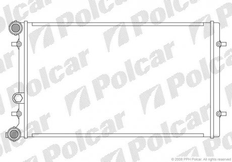 Радиатор охлаждения POLCAR 954108-2