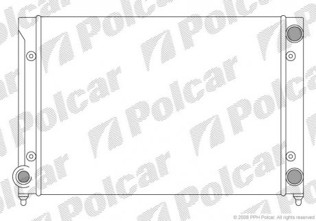 Радиатор охлаждения POLCAR 954608A1