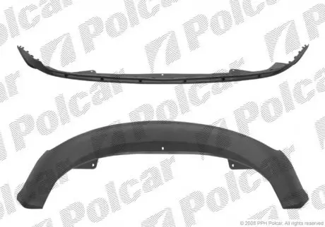 Спойлер бампера переднего POLCAR 954825-Q