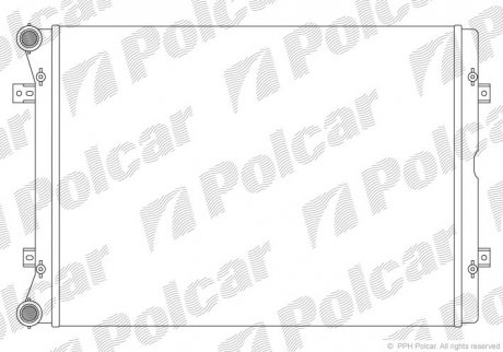 Радиатор охлаждения POLCAR 955108-1
