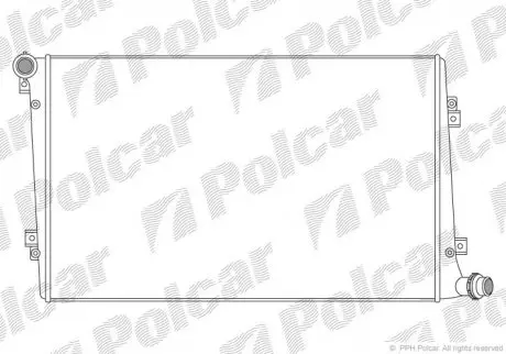 Радиатор охлаждения POLCAR 955508-1