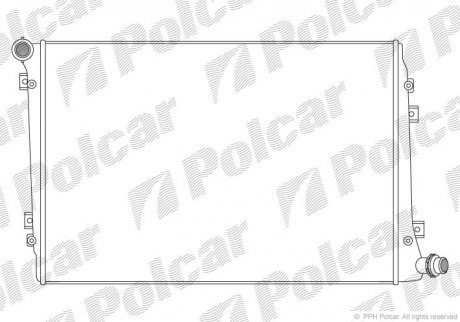 Радиатор охлаждения POLCAR 955508-2 (фото 1)