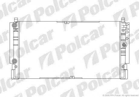 Радиатор охлаждения POLCAR 956608-1