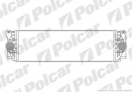 Радиатор воздуха (интеркуллер) POLCAR 9572J81X (фото 1)