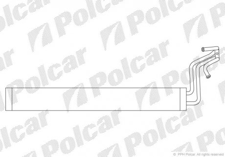 Радіатор олії POLCAR 9580L85X