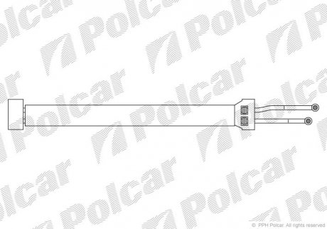 Радіатор олії POLCAR 9582L82X (фото 1)