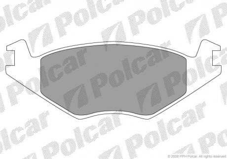 Гальмівні колодки POLCAR S70-0072