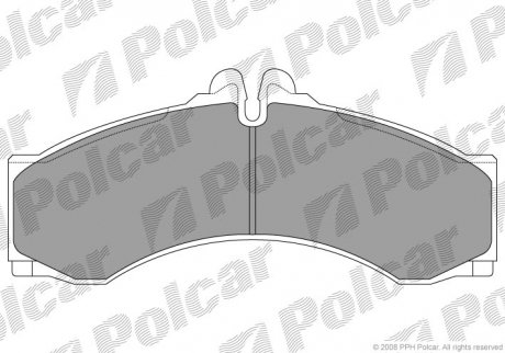 Гальмівні колодки POLCAR S70-2022 (фото 1)