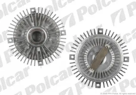 Вискомуфта вентилятора audi a4, a6, a8, vw passat 95- POLCAR SV-5043S