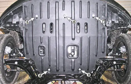 Захист двигуна MITSUBISHI Colt 1,3 1,6 МКПП 1992 --- 1996 Захист моторн.+КПП Полігон Авто PA01452