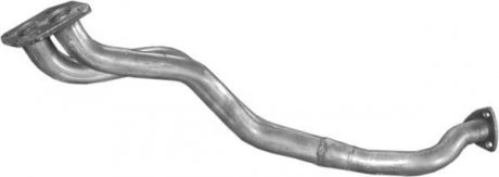 Труба глушника приймальна для Audi 80/coupe/passat/santana 2.0; 2.2 83-87 POLMOSTROW 01.146
