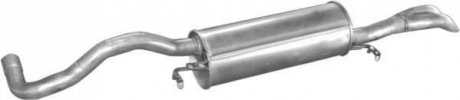 Глушник, алюм. сталь, задн. частина audi a4 1.9tdi turbo дизель 96-00sdn/avant (POLMOSTROW 0123 (фото 1)