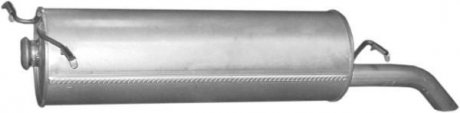 Глушник задній (кінцевий, основний) для citroen xantia 1.9 turbo diesel 95-01, 2.0 hdi 95-02 POLMOSTROW 04.63