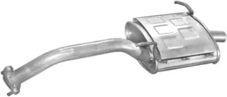 Глушник задній (кінцевий, основний) для daihatsu charade 1.0/1.3/1.0d/td 87-95 POLMOSTROW 06.13