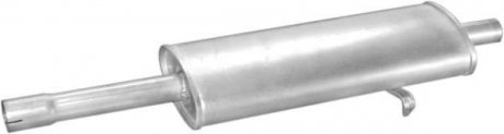 Резонатор (середній глушник) для fiat tipo 88-94 1.7d POLMOSTROW 07.126