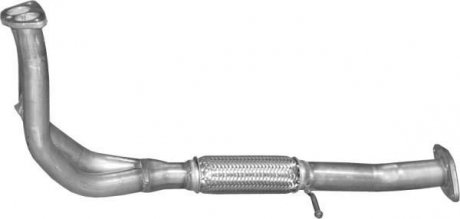 Труба глушителя приёмная fiat palio 1. POLMOSTROW 07.177 (фото 1)