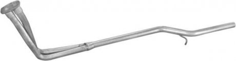 Труба глушителя приемная для fiat uno 1.1; 1.3 b/kat 82-92 POLMOSTROW 07.248 (фото 1)