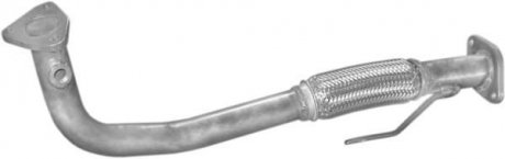 Труба глушителя приемная для fiat punto i 1.2 85-16v hetchbek 97-99, cabrio 97-01; lanc POLMOSTROW 07.299 (фото 1)