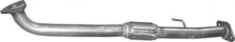 Труба глушника приймальна для fiat doblo 1.9 jtd turbo diesel 00-05 POLMOSTROW 07.316 (фото 1)