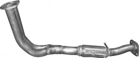 Труба глушителя приемная fiat punto ii 99-06 POLMOSTROW 07.509 (фото 1)