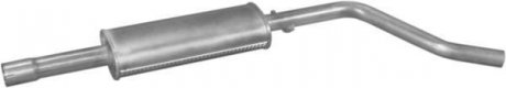 Резонатор (средний глушитель) для fiat punto ii 1.9 ds diesel 99-06 POLMOSTROW 07.513 (фото 1)