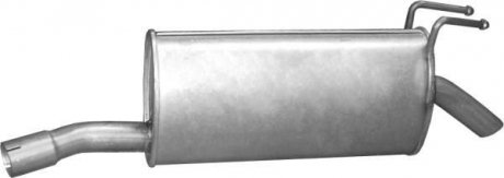 Глушитель задний (конечный, основной) для fiat multipla 100 1.6-16v bipower/ blupower 98- POLMOSTROW 07.519