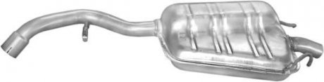 Глушитель задний (конечный, основной) для ford escort 1.8i zeta 16v kat 91-93 POLMOSTROW 08.130 (фото 1)