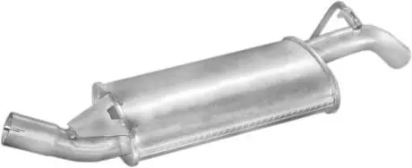 Глушитель задний (конечный, основной) для ford fiesta 89-90 1.1i POLMOSTROW 08.160