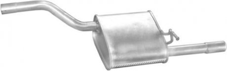 Глушник задній (кінцевий, основний) для ford focus 1.4i -16v combi 98-02 POLMOSTROW 08.575 (фото 1)
