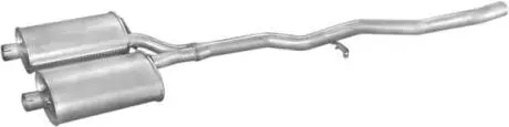 Резонатор (средний глушитель) для ford granada 77-85 v6 POLMOSTROW 08.60
