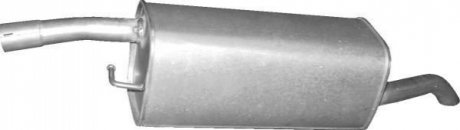 Глушник алюм. сталь, задн. частина ford fusion 1.6i 16v (08.669) POLMOSTROW 08669