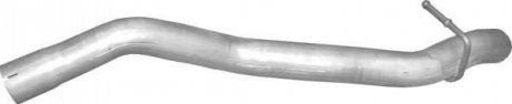Вихлопна труба алюмінієва сталь ford focus 1.6 tdci hatchback (04-), 1.8td hb(04-),фокус c-max 1.6 td(03-), 1.8 td(03-) POLMOSTROW 08.684