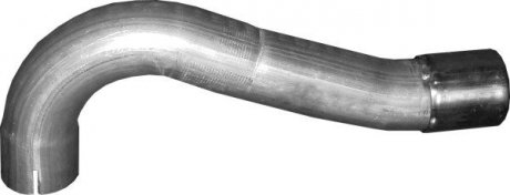 Глушитель алюм. сталь, выпускн. труба ford kuga 2.0 tdci td (08.74) POLMOSTROW 0874 (фото 1)