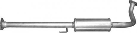 Резонатор (средний глушитель) для honda hr-v 1.6i 16v 4x2 + 4x4 09/98-09/05 (3 doors) POLMOSTROW 09.09 (фото 1)