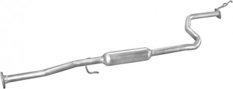 Резонатор (середній глушник) для honda civic 93-96 1.5i 3d kat POLMOSTROW 09.51 (фото 1)