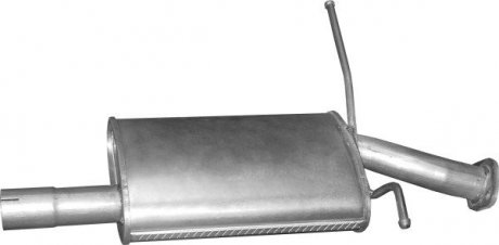 Глушник алюм. сталь, середн. частина hyundai santa fe 2.0 00-06 (10.13) polmostro POLMOSTROW 1013 (фото 1)