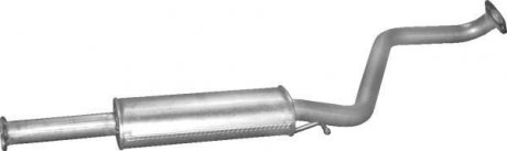 Резонатор (середній глушник) для hyundai getz 1.5 crdi turbo 16v diesel 08/05-02/09 POLMOSTROW 10.16