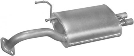 Глушник задній (кінцевий, основний) для hyundai coupe 1.6/2.0i -16v 96-99 POLMOSTROW 10.69
