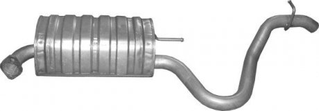 Глушитель, алюм. сталь, задн. часть hyundai i30 1.6 crdi turbo diesel (10.78) po POLMOSTROW 1078