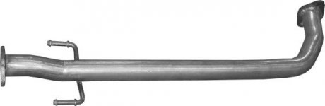 Глушник алюм. сталь, середн. частина hyundai i30 1.6 crdi (10.85) POLMOSTROW 1085 (фото 1)