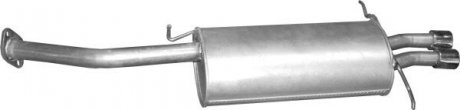 Глушитель мазда мх6 (mazda mx6) 91-96 2.5 POLMOSTROW 12.06 (фото 1)