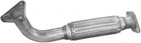 Труба глушителя приемная для mazda mx3 1.6 16 v 91-93/323 1.3 16v 89-94 hb/323 f 1.8 gt 16v POLMOSTROW 12.150 (фото 1)