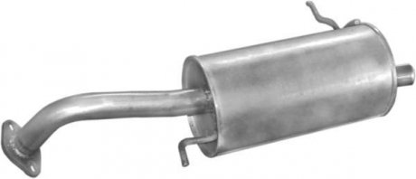 Глушитель задний (конечный, основной) для mazda 323f 1.5i 16v 09/98-01/01 POLMOSTROW 12.193 (фото 1)
