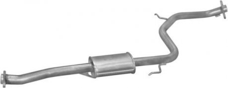 Резонатор (середній глушник) для mazda 323 1.8i -16v 94-00 POLMOSTROW 12.203 (фото 1)